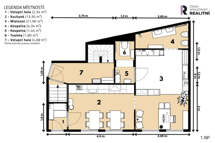 Prodej vily, Praha - Radotín, Ametystová, 173 m2