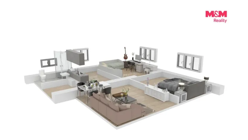 Prodej bytu 3+1, Poběžovice, Pohraniční stráže, 80 m2