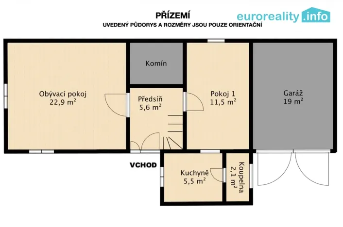 Prodej rodinného domu, Hrádek, 77 m2