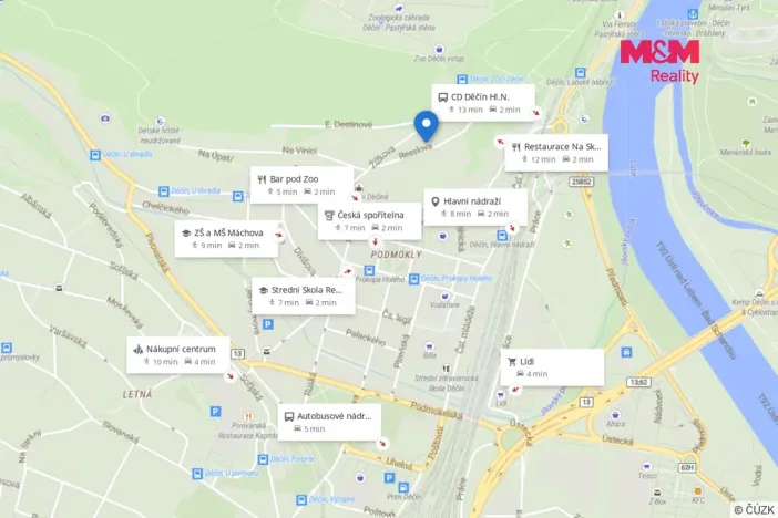 Prodej bytu 4+1, Děčín - Děčín IV-Podmokly, Resslova, 120 m2