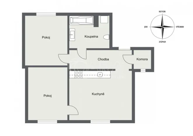 Prodej bytu 3+kk, Ústí nad Labem - Střekov, Purkyňova, 62 m2