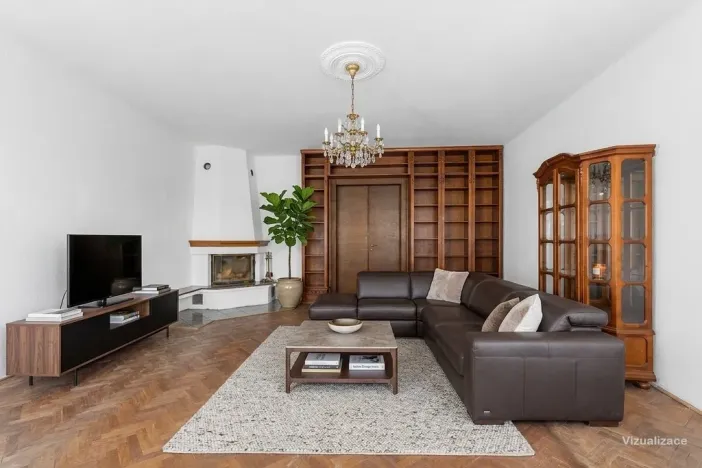 Prodej bytu 3+1, Praha - Vinohrady, Rubešova, 113 m2