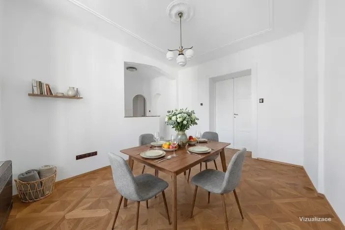 Prodej bytu 3+1, Praha - Vinohrady, Rubešova, 113 m2