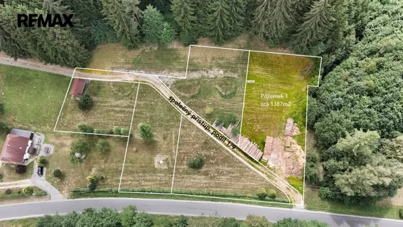 Prodej pozemku pro bydlení, Borušov, 1387 m2