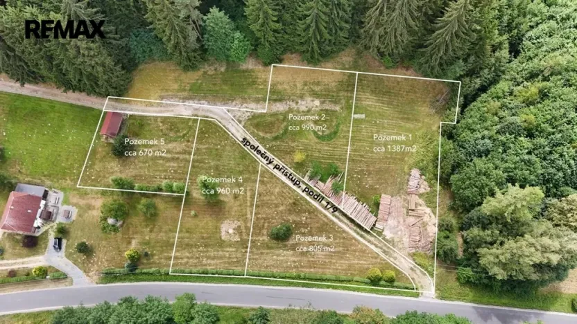 Prodej pozemku pro bydlení, Borušov, 960 m2