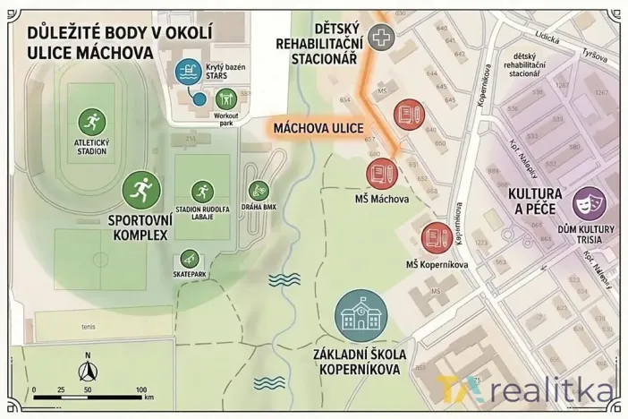 Prodej bytu 3+1, Třinec, Máchova, 69 m2