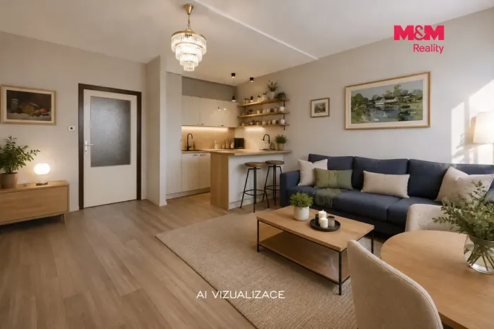 Prodej bytu 2+kk, Praha - Modřany, Urbánkova, 44 m2