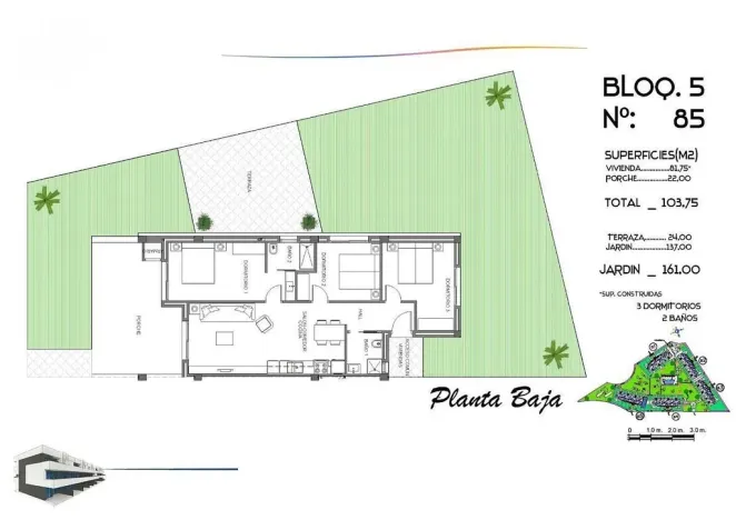 Prodej bytu 4+kk, Guardamar del Segura, Alicante, Španělsko, 103 m2