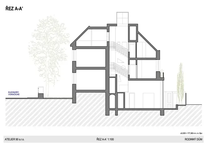 Prodej rodinného domu, Brno, Eleonory Voračické, 210 m2