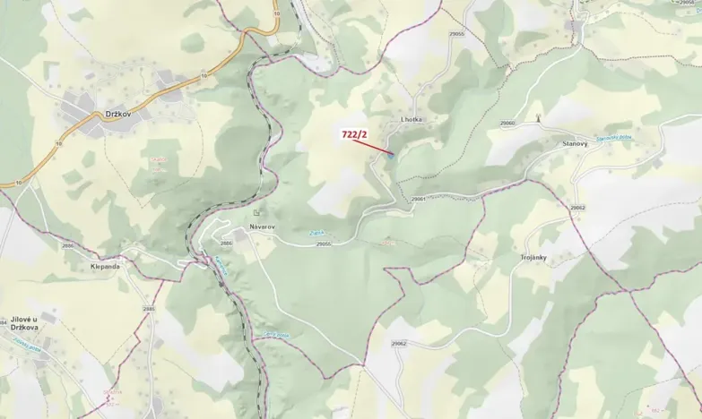 Dražba lesa, Zlatá Olešnice, 2620 m2