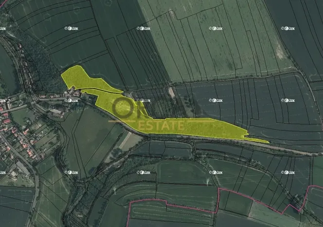 Prodej podílu pozemku, Hřivice, 2744 m2