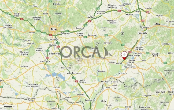 Prodej podílu komerčního pozemku, Moravský Písek, 1525 m2