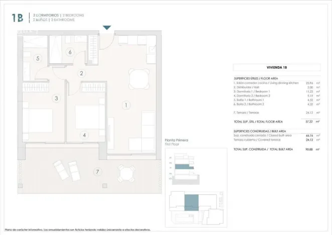 Prodej bytu 3+kk, Benijofar, Alicante, Španělsko, 66 m2