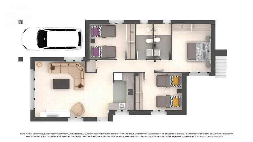 Prodej rodinného domu, Los Alcazares, Murcia, Španělsko, 108 m2