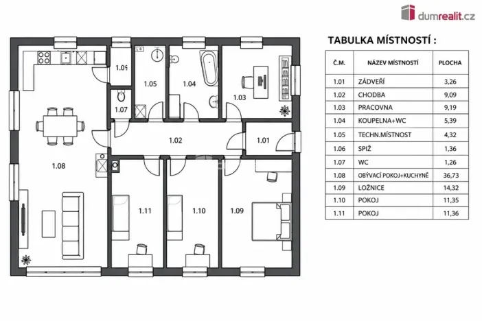 Prodej rodinného domu, Ostrov - Květnová, 115 m2
