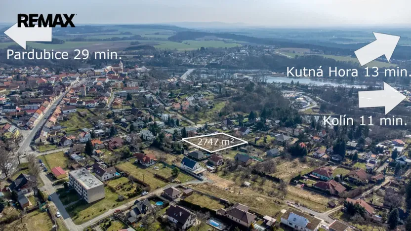 Prodej pozemku pro bydlení, Týnec nad Labem, 2747 m2