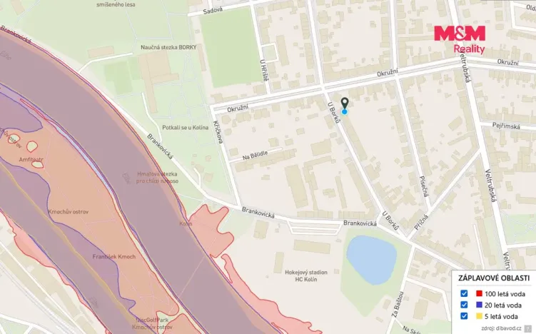 Prodej bytu 1+1, Kolín - Kolín V, U Borků, 50 m2