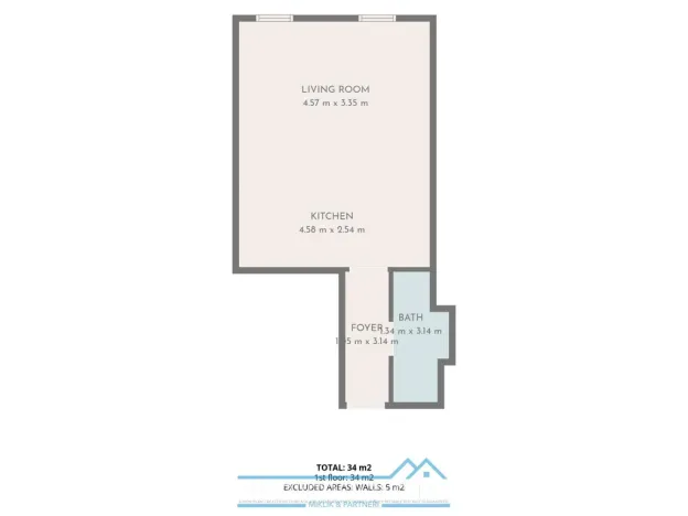 Pronájem bytu 1+kk, Znojmo, Mariánské náměstí, 34 m2