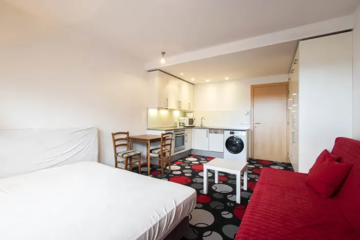 Pronájem bytu 1+kk, Praha - Vysočany, Paříkova, 29 m2
