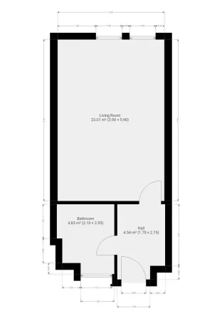 Pronájem bytu 1+kk, Praha - Čakovice, Danielova, 34 m2