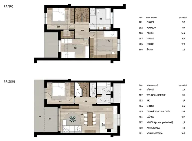Prodej rodinného domu, Frýdek-Místek, Nové Dvory-Kamenec, 94 m2