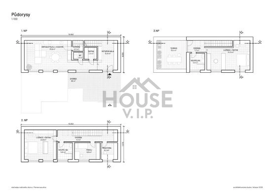Prodej rodinného domu, Praha - Karlín, Pernerova, 81 m2
