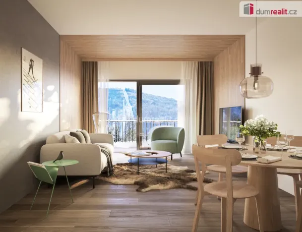 Pronájem bytu 1+kk, Harrachov - Nový Svět, 37 m2