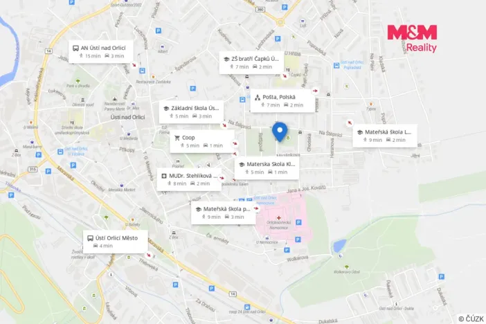 Prodej bytu 2+1, Ústí nad Orlicí, Korábova, 70 m2