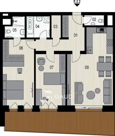 Prodej bytu 3+kk, Praha, Mezitraťová, 91 m2