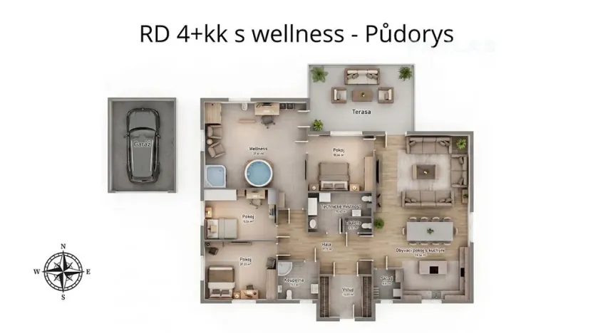 Prodej rodinného domu, Jindřichův Hradec, Na Lukách, 233 m2