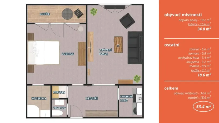Prodej bytu 2+kk, Litvínov - Horní Litvínov, Koldům, 53 m2