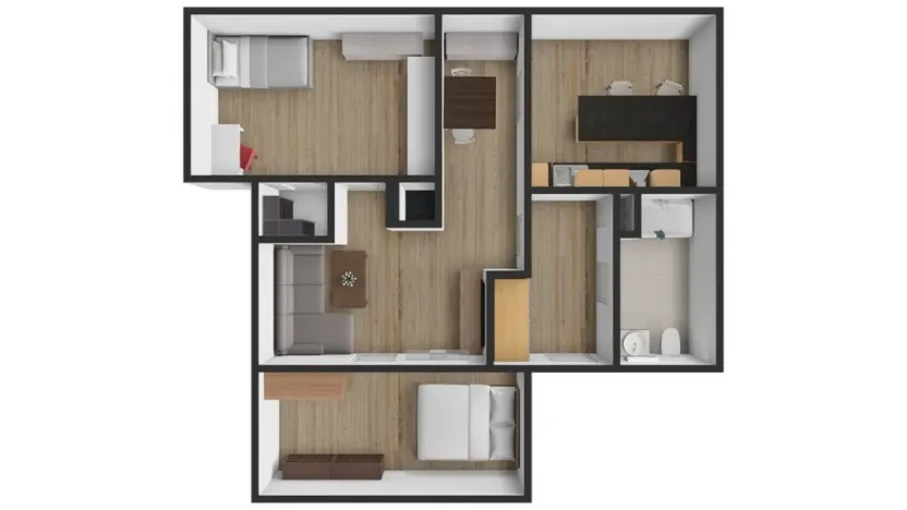 Prodej bytu 3+1, Proboštov, U vodárny, 82 m2