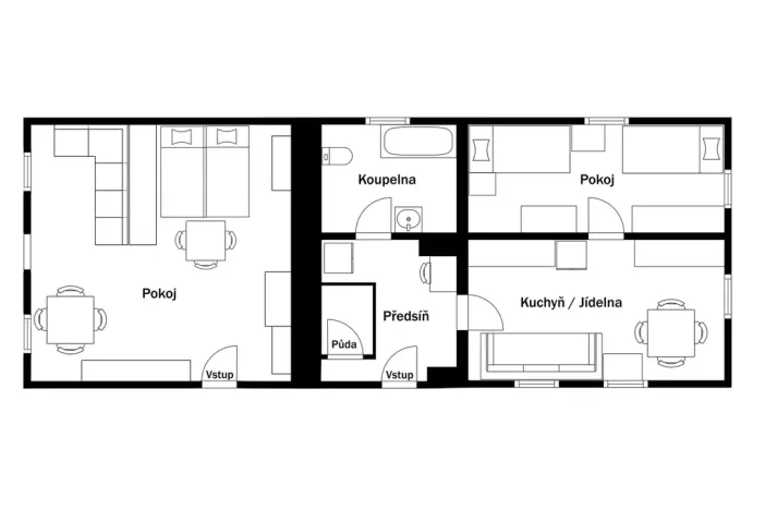 Prodej zemědělské usedlosti, Velká Skrovnice - Malá Skrovnice, 93 m2