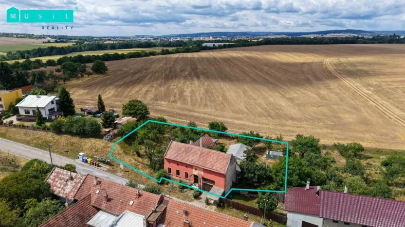 Prodej rodinného domu, Křižanovice u Vyškova, 1675 m2