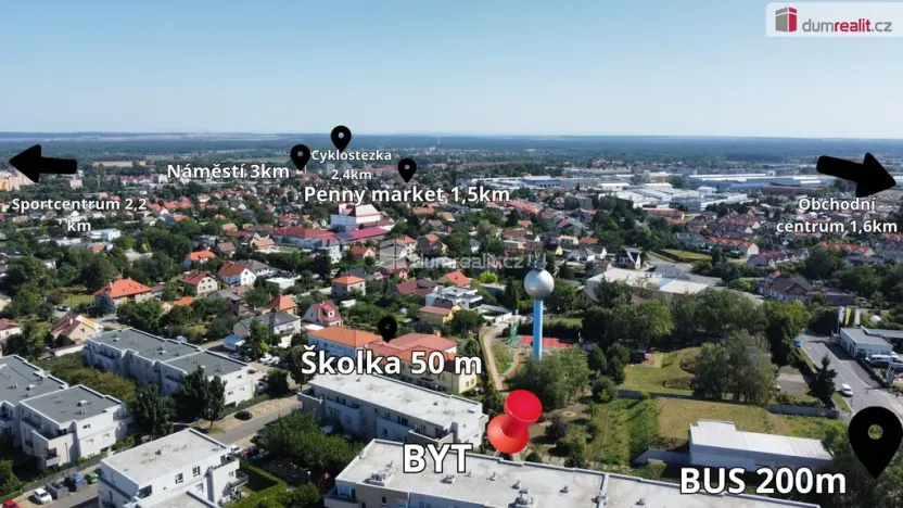 Prodej bytu 2+kk, Brandýs nad Labem-Stará Boleslav, Na okraji, 55 m2