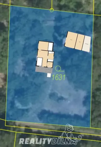 Pronájem zahrady, Praha - Dubeč, Slatiny, 781 m2