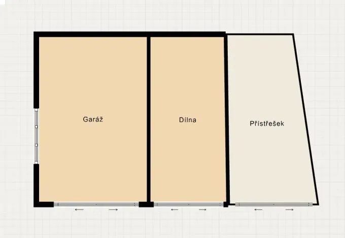 Pronájem zahrady, Praha - Dubeč, Slatiny, 781 m2