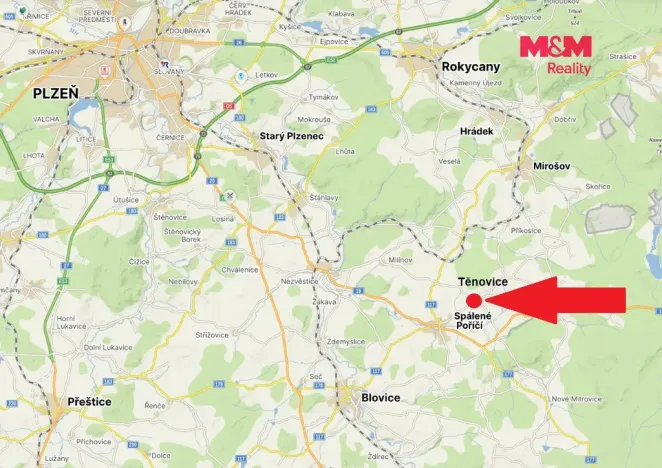 Prodej bytu 3+1, Spálené Poříčí - Těnovice, 71 m2