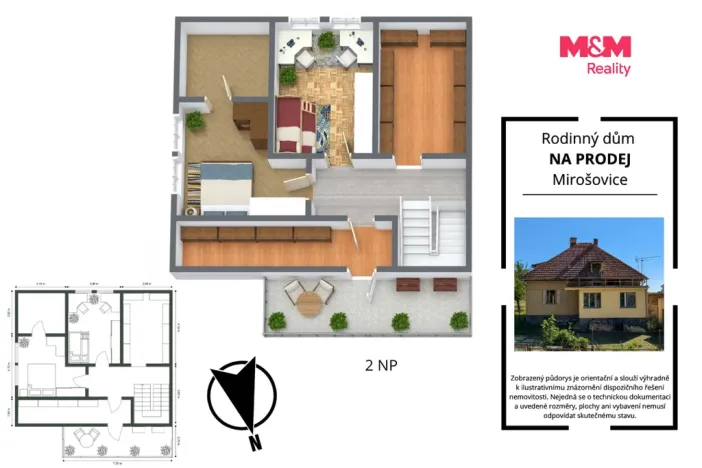 Prodej rodinného domu, Rataje nad Sázavou - Mirošovice, 210 m2