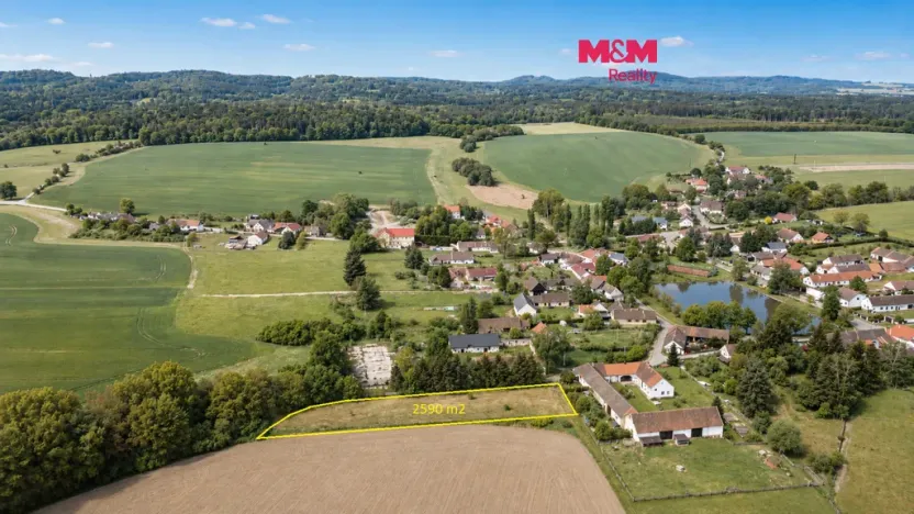 Prodej pozemku pro bydlení, Albrechtice nad Vltavou - Údraž, 2590 m2