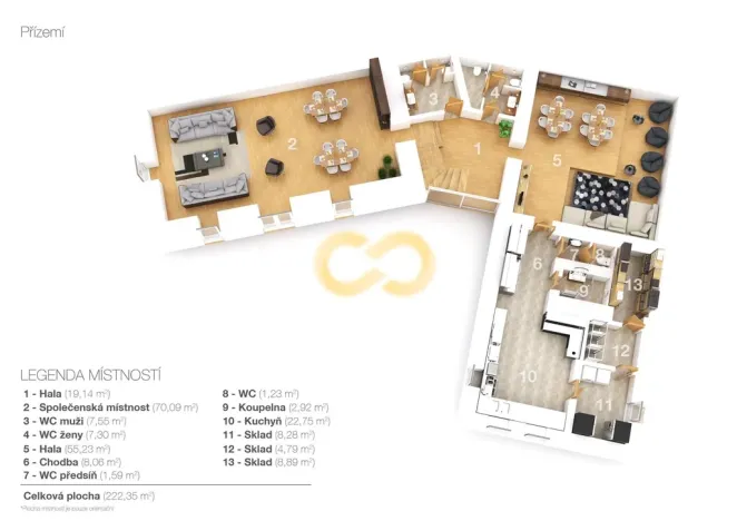 Prodej ubytování, Uzeničky - Černívsko, 590 m2