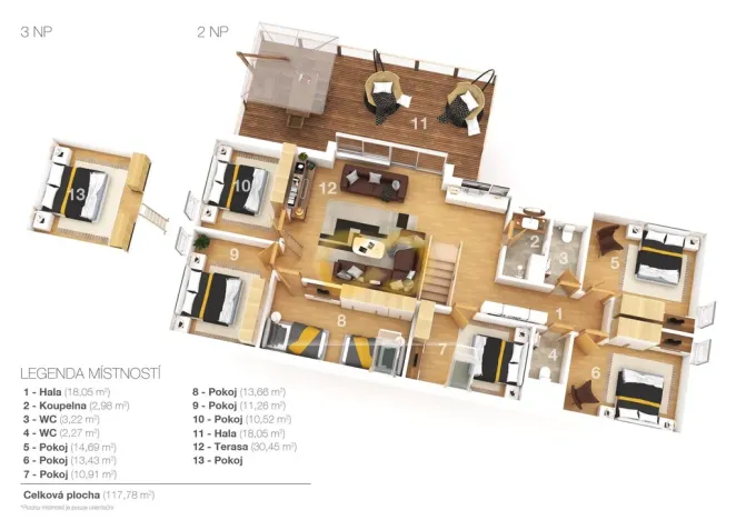 Prodej ubytování, Uzeničky - Černívsko, 590 m2