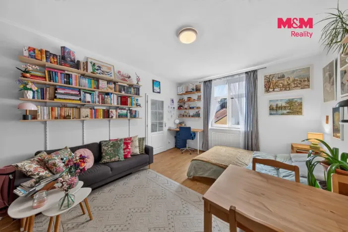 Prodej bytu 1+kk, Praha - Holešovice, U parního mlýna, 30 m2