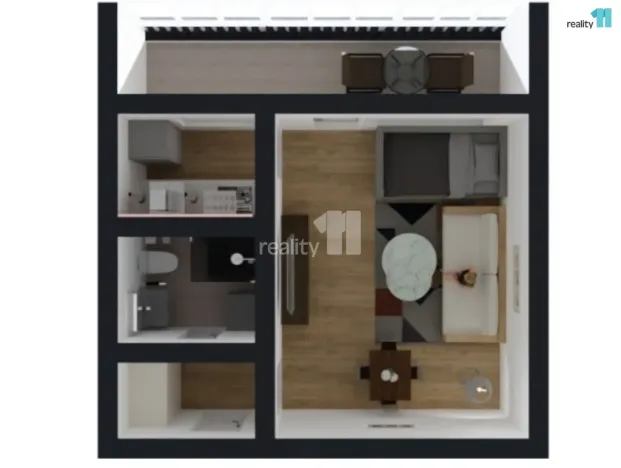 Prodej bytu 1+kk, Hradec Králové - Pražské Předměstí, Gebauerova, 37 m2