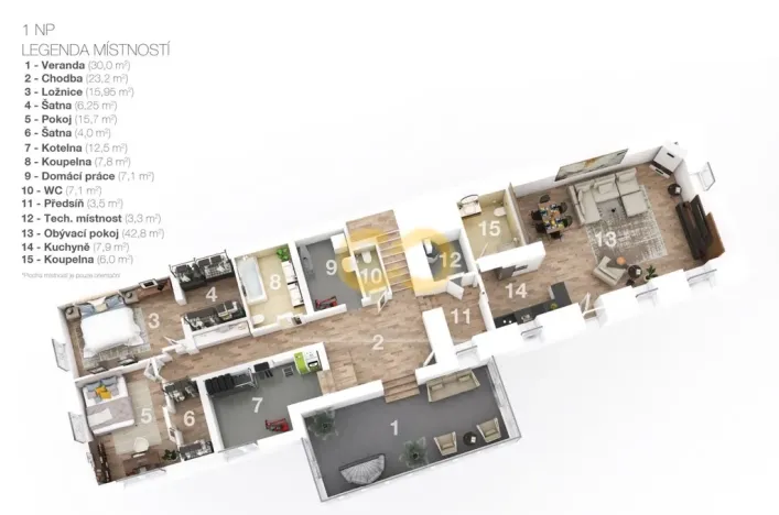 Prodej rodinného domu, Bušanovice - Horní Nakvasovice, 300 m2