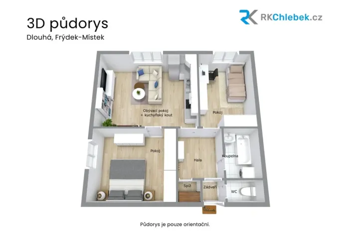 Prodej rodinného domu, Frýdek-Místek, Dlouhá, 65 m2