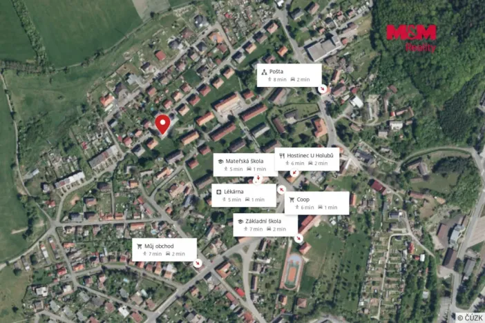 Prodej bytu 2+1, Prachovice, Zahradní, 54 m2