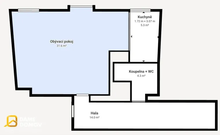 Pronájem rodinného domu, Vlčnov, 93 m2