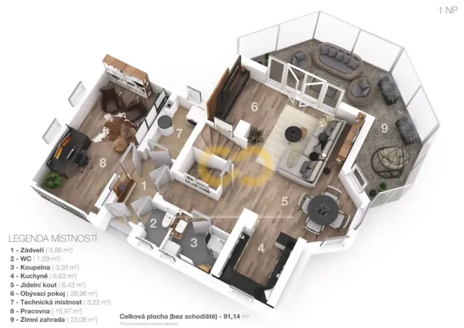 Prodej rodinného domu, Řehlovice, 160 m2