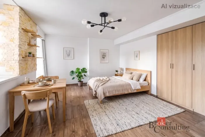 Prodej bytu 1+kk, Písek - Budějovické Předměstí, Mírové nám., 28 m2